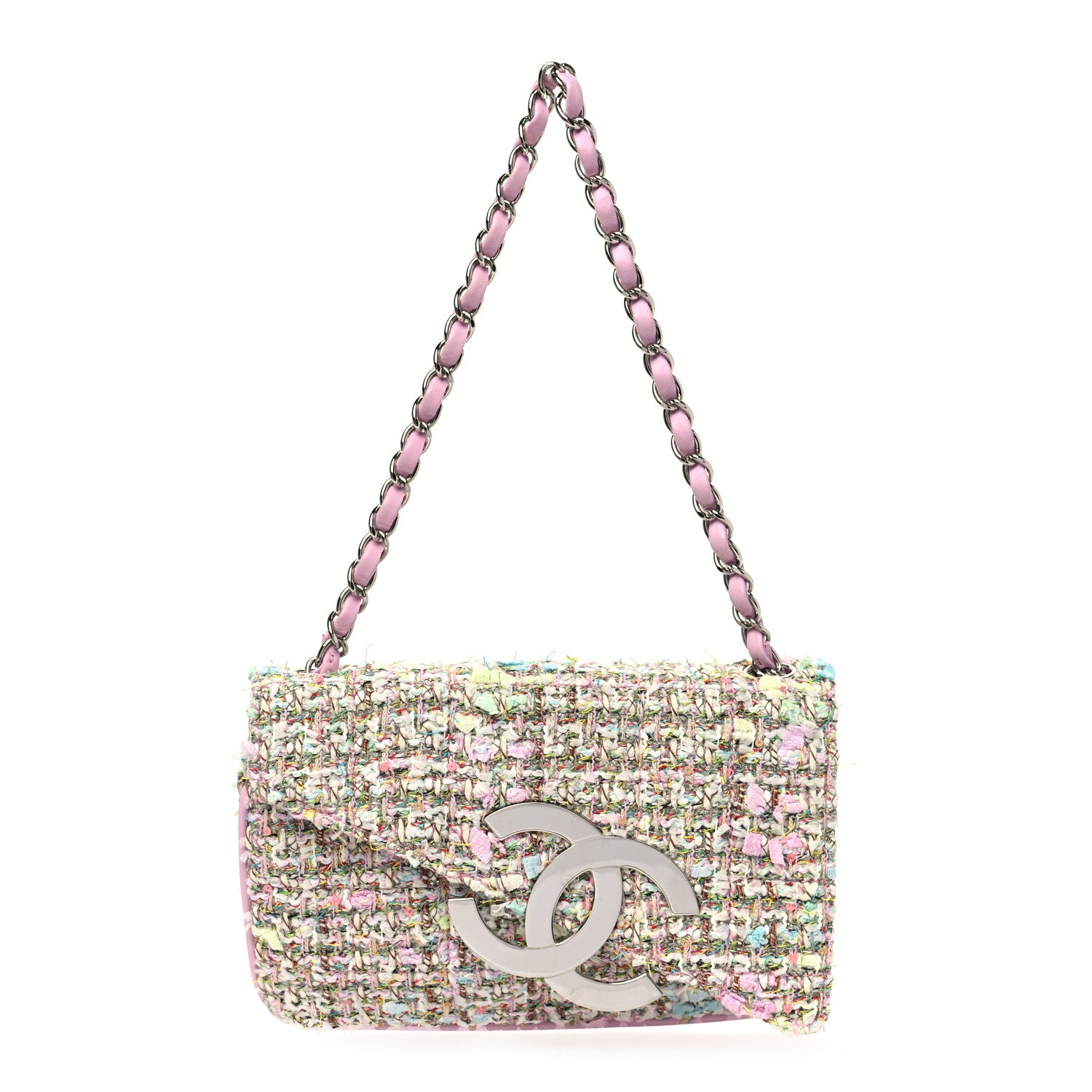 Chanel Tweed CC Flap Multicolor 1 of 7
