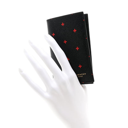 Givenchy Calfskin Cross Folding Card Holder Black 2 of 8