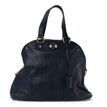 Saint Laurent Calfskin Oversized Muse Dark Blue 1 of 13