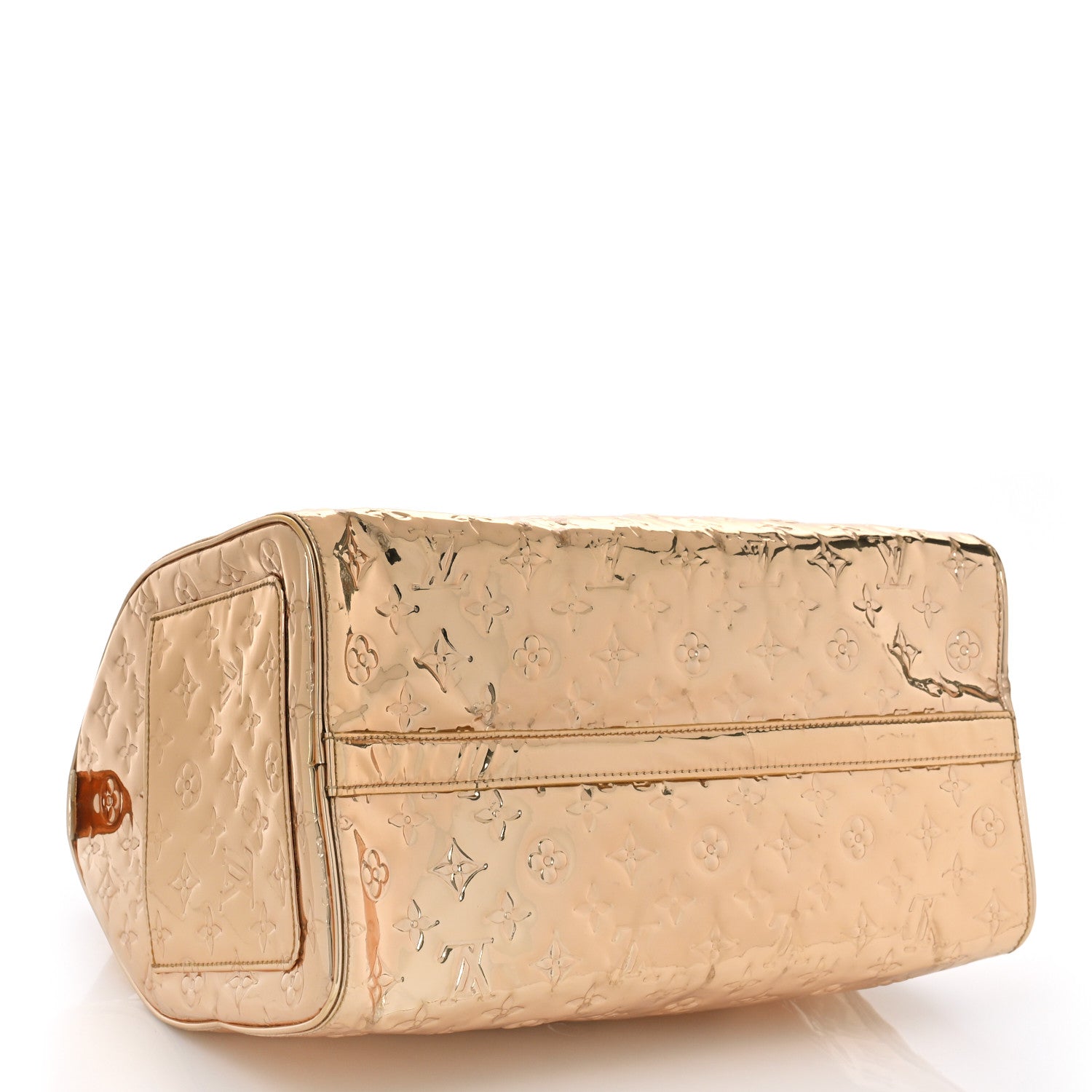 Louis Vuitton Monogram Miroir Speedy 35 Gold 4 of 8
