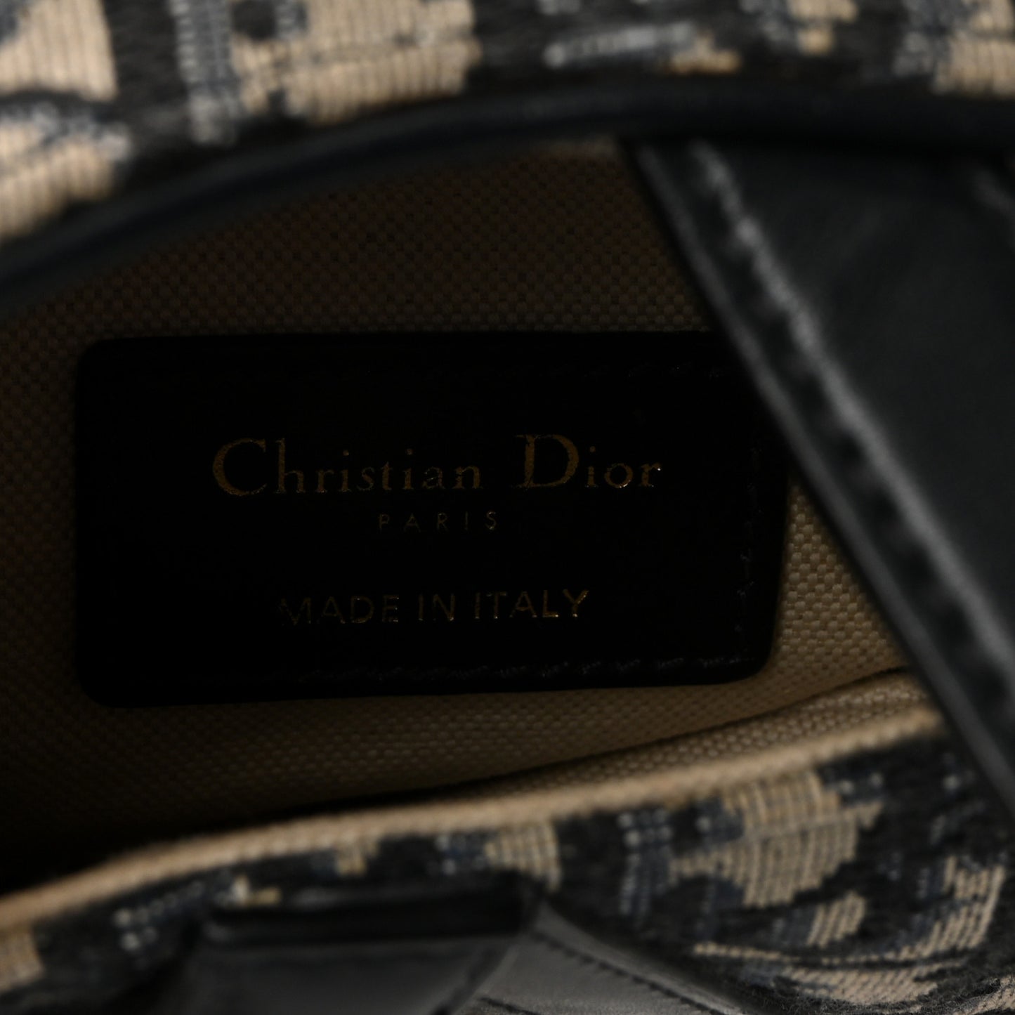 Oblique Mini Saddle Bag Blue