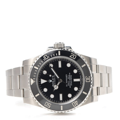 Rolex Stainless Steel 40mm Oyster Perpetual Submariner Watch Black 114060 2 of 5