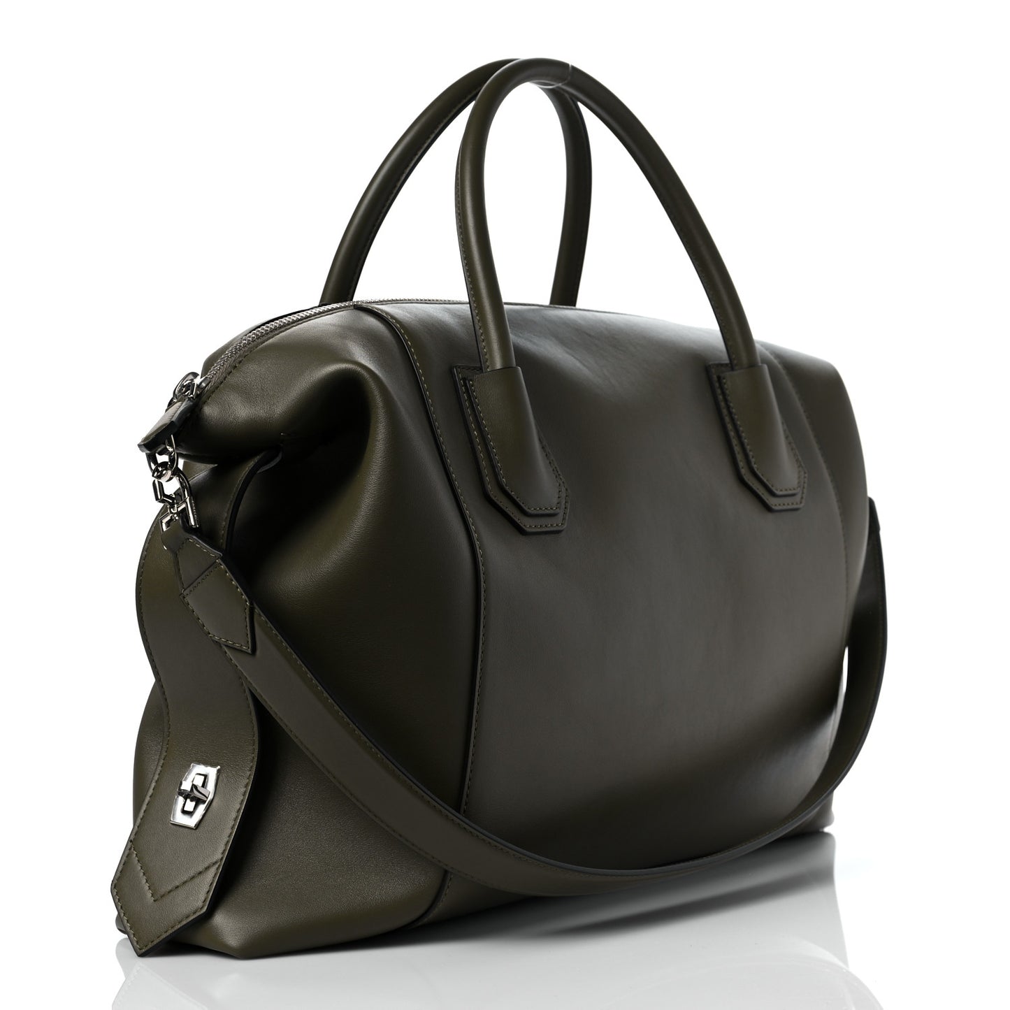 Soft Calfskin Medium Soft Antigona Dark Khaki