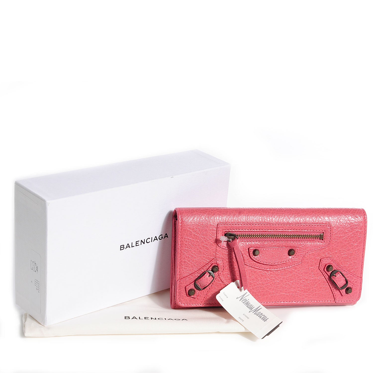 Balenciaga Agneau Money Wallet Rose Bonbon 6 of 11