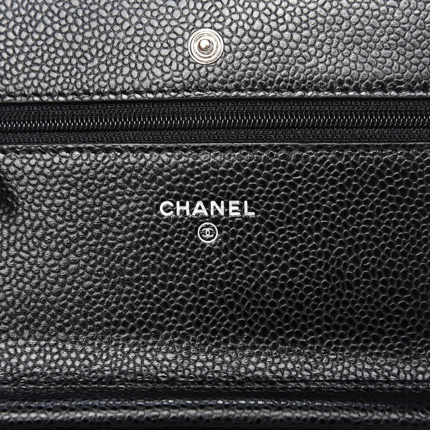 Chanel Caviar Quilted Wallet On Chain WOC Black 8 of 10