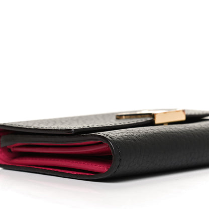 Louis Vuitton Taurillon Capucines Compact Wallet Black 7 of 11