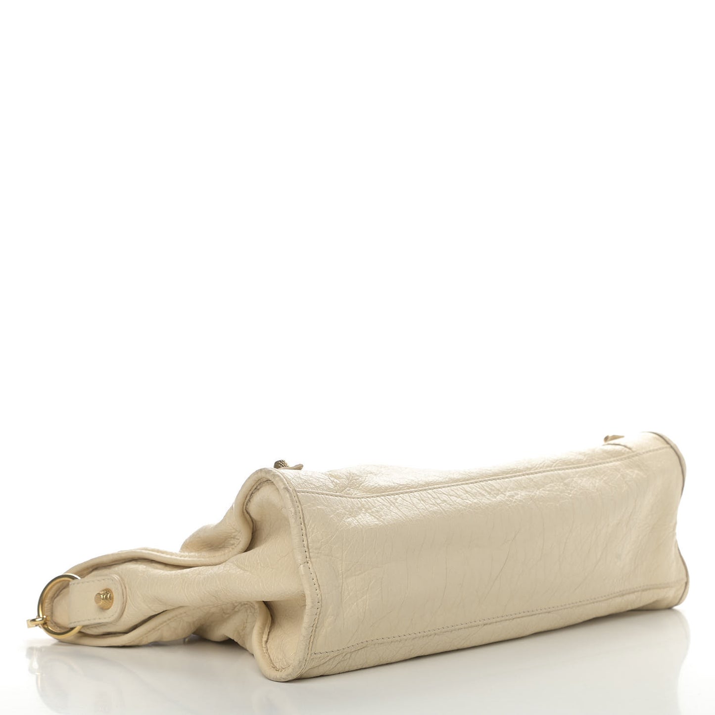 Agneau Giant 12 Gold Hardware City Blanc Creme Light Craie