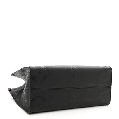 Louis Vuitton Empreinte Monogram Giant Onthego MM Black 4 of 12