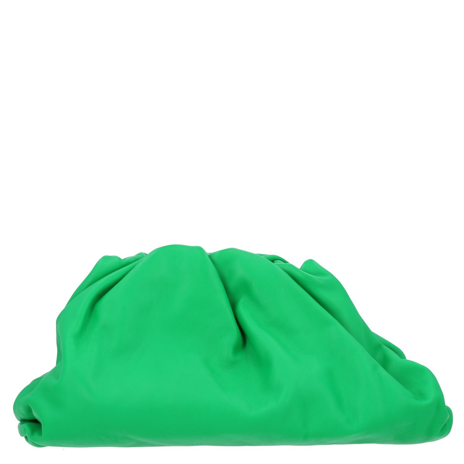 Bottega Veneta Smooth Butter Calf The Pouch Oversized Clutch Parakeet 1 of 10