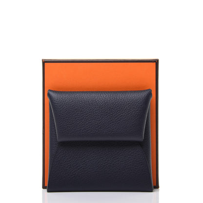 Hermes Evercolor Bastia Coin Purse Bleu Nuit 10 of 10