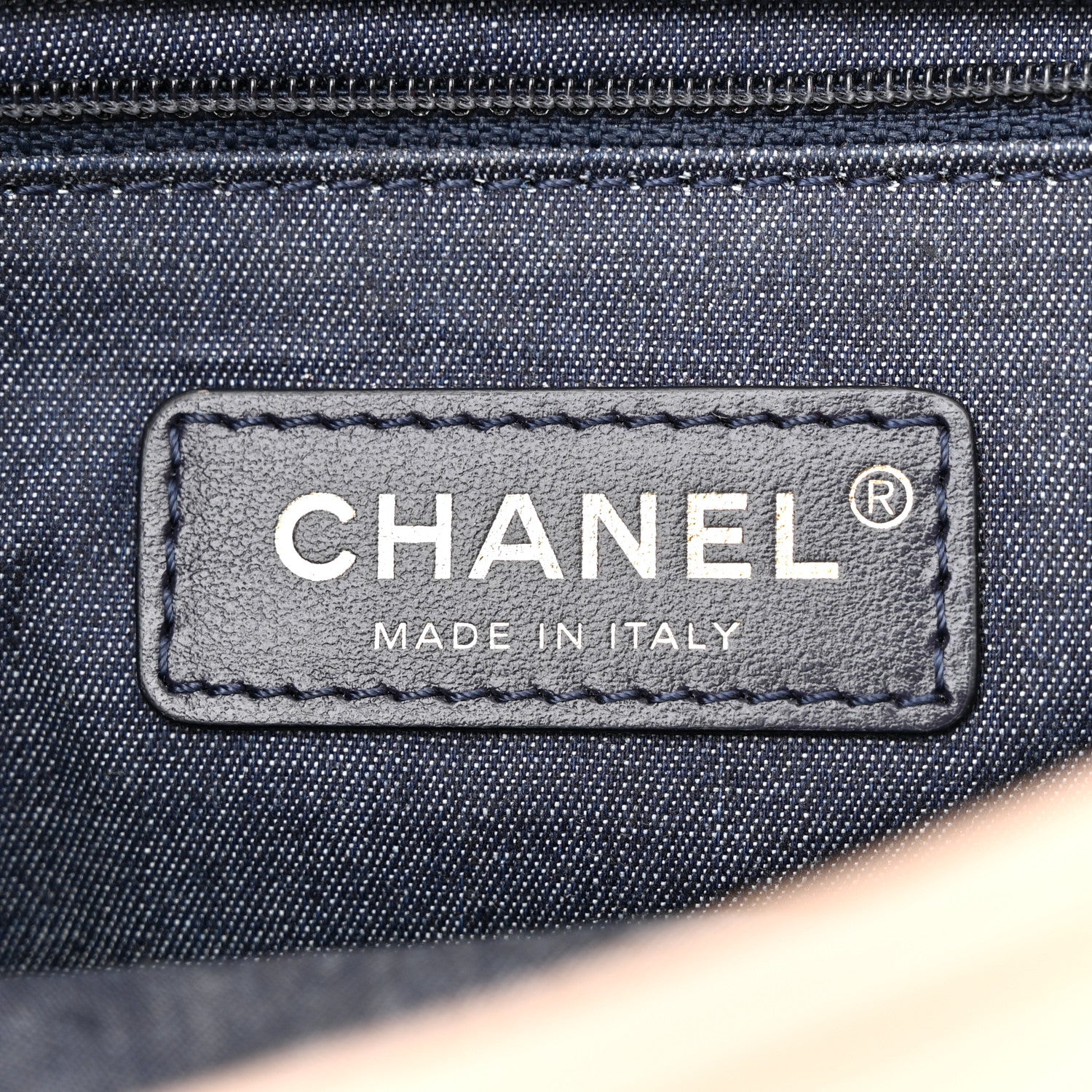 Chanel Lambskin Quilted Resin Bi-Color Chain Flap Bag Light Beige 6 of 15