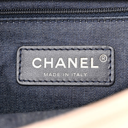 Chanel Lambskin Quilted Resin Bi-Color Chain Flap Bag Light Beige 6 of 15