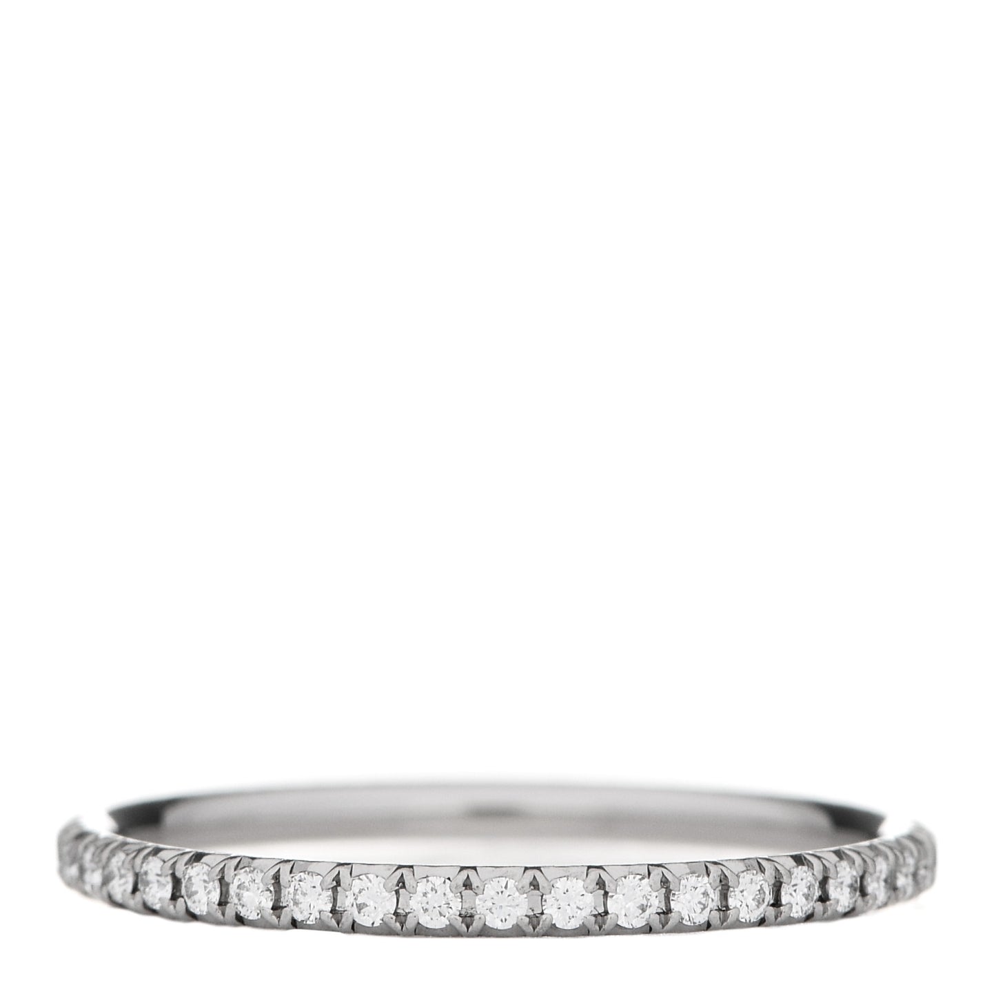Platinum Diamond Metro Band Ring 52 6
