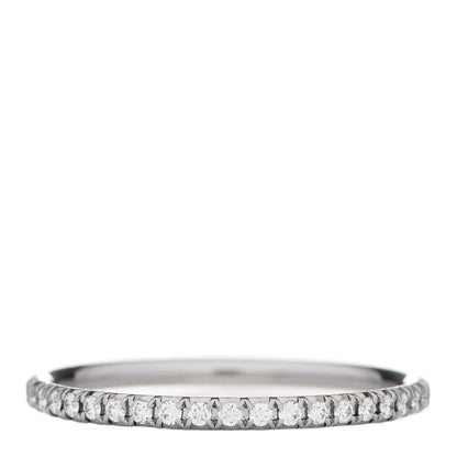 Tiffany Platinum Diamond Metro Band Ring 52 6 3 of 6