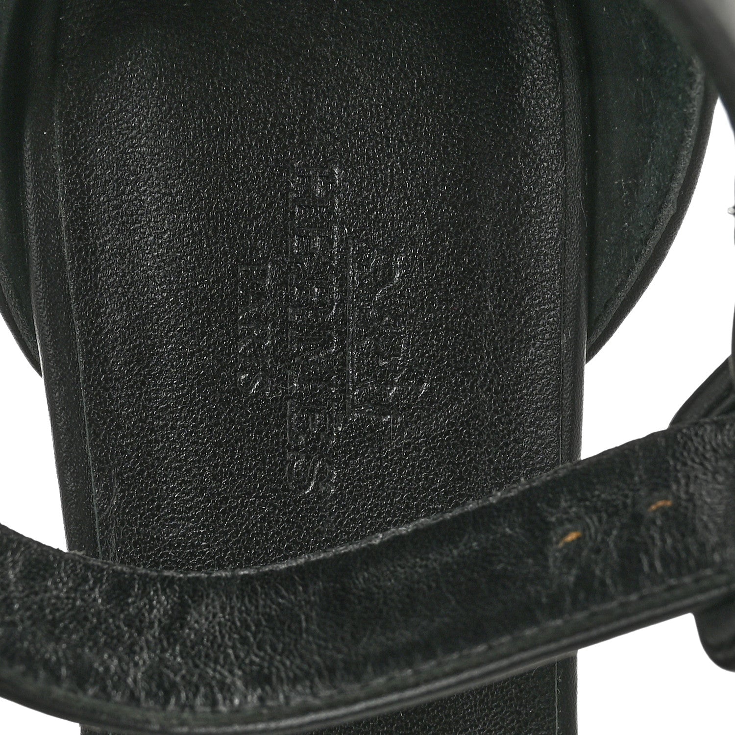 Hermes Calfskin Elda Espadrille Wedge Sandals 36 Black 7 of 10