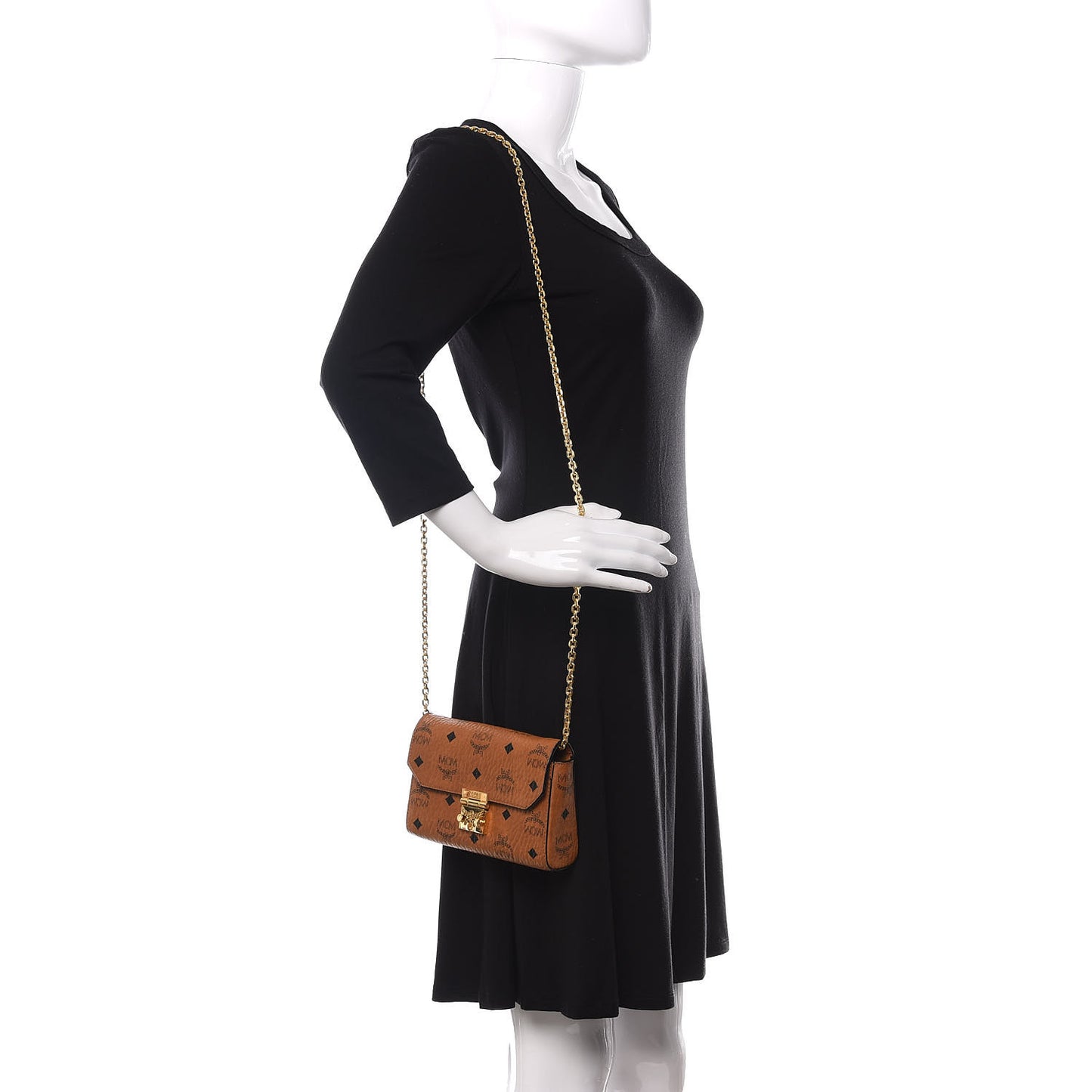 Visetos Small Millie Crossbody Cognac