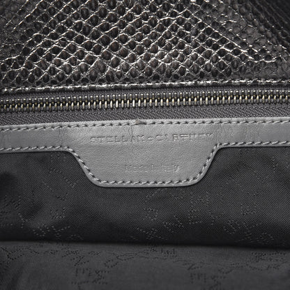 Stella McCartney Metallic Snake Print Small Falabella Tote Ruthenium 6 of 12