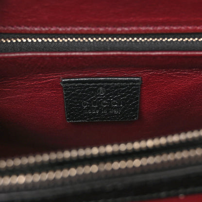 Gucci Grainy Calfskin Small Zumi Top Handle Bag Black 6 of 10