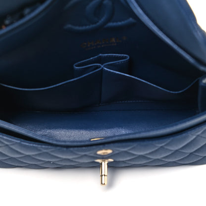 Chanel Caviar Quilted Small Double Flap Navy 5 of 9