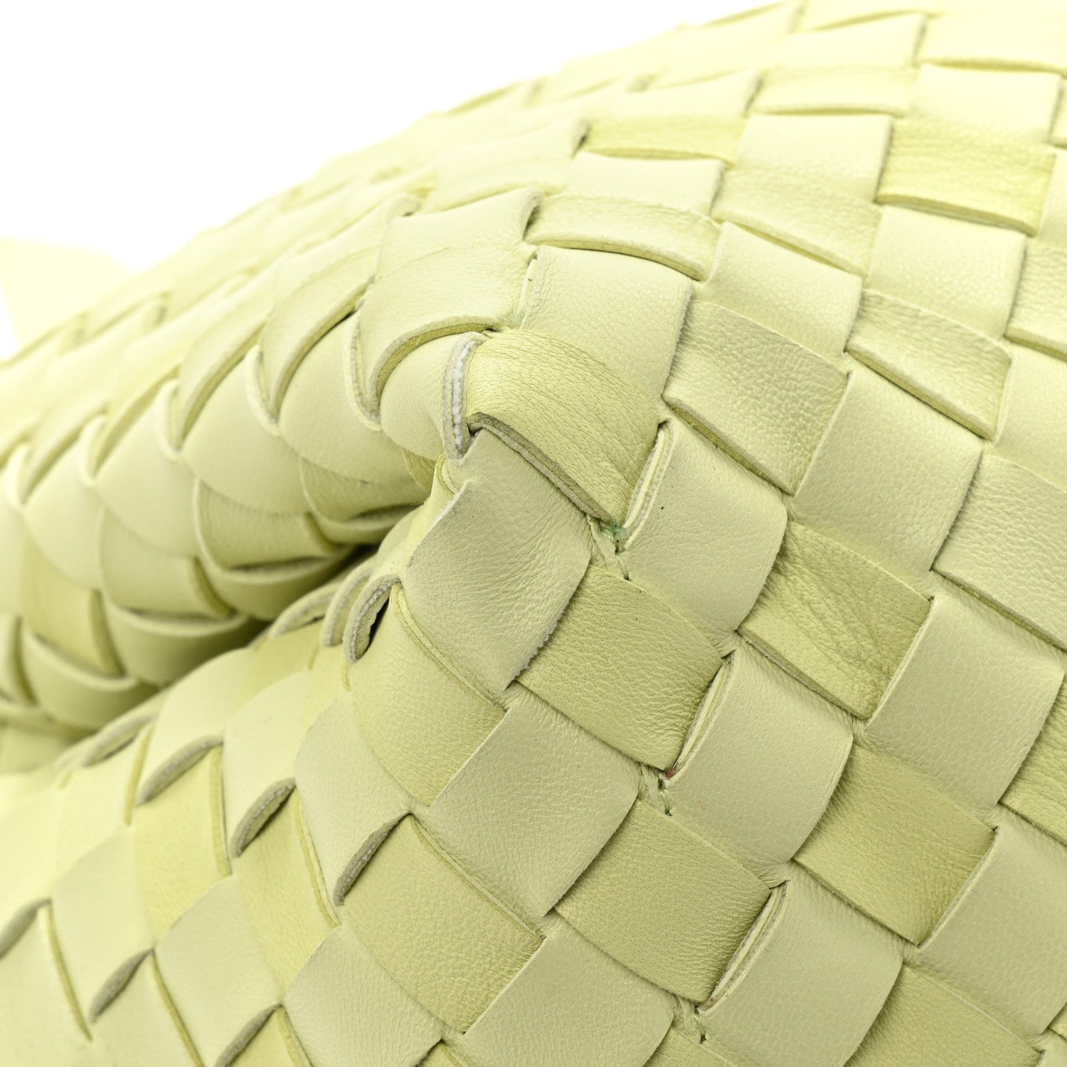 Bottega Veneta Nappa Intrecciato Tuck Lemon Washed 9 of 12
