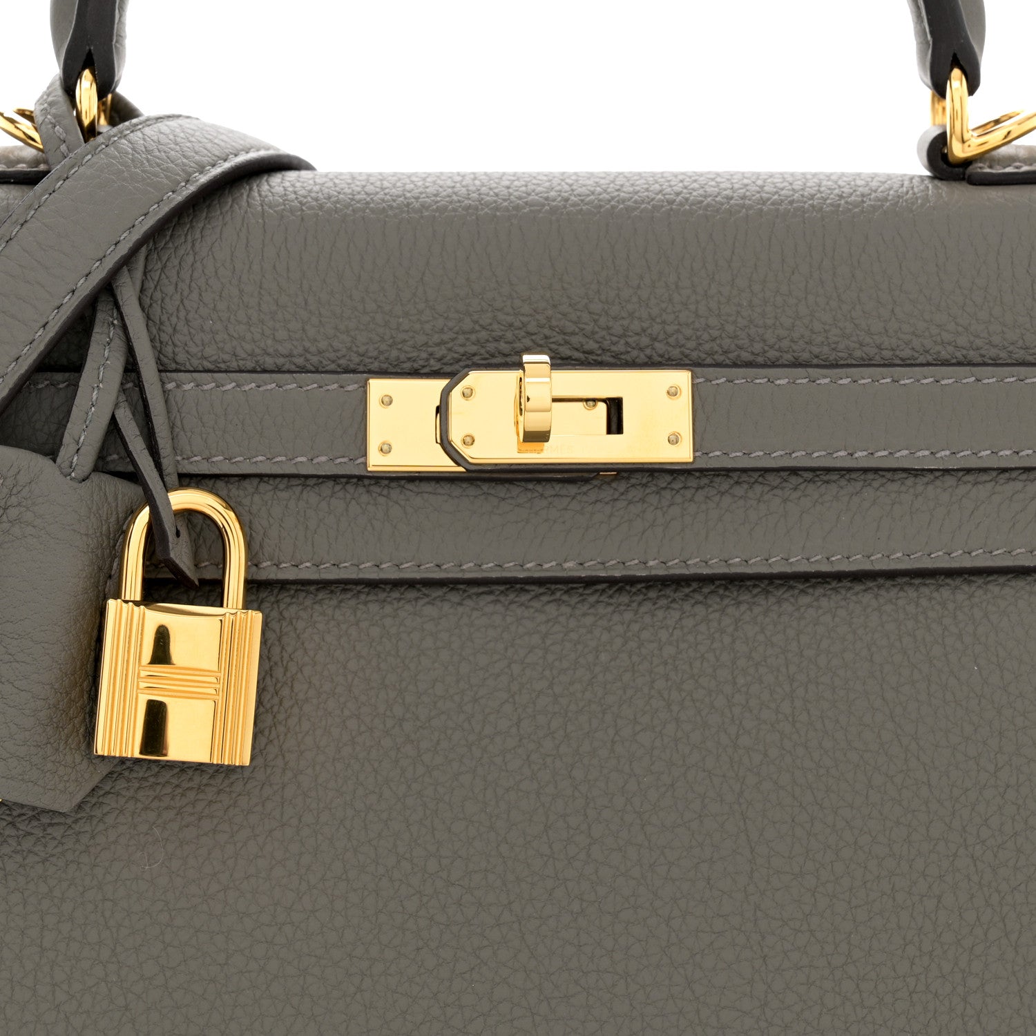 Hermes Togo Kelly Retourne 25 Gris Meyer 8 of 10