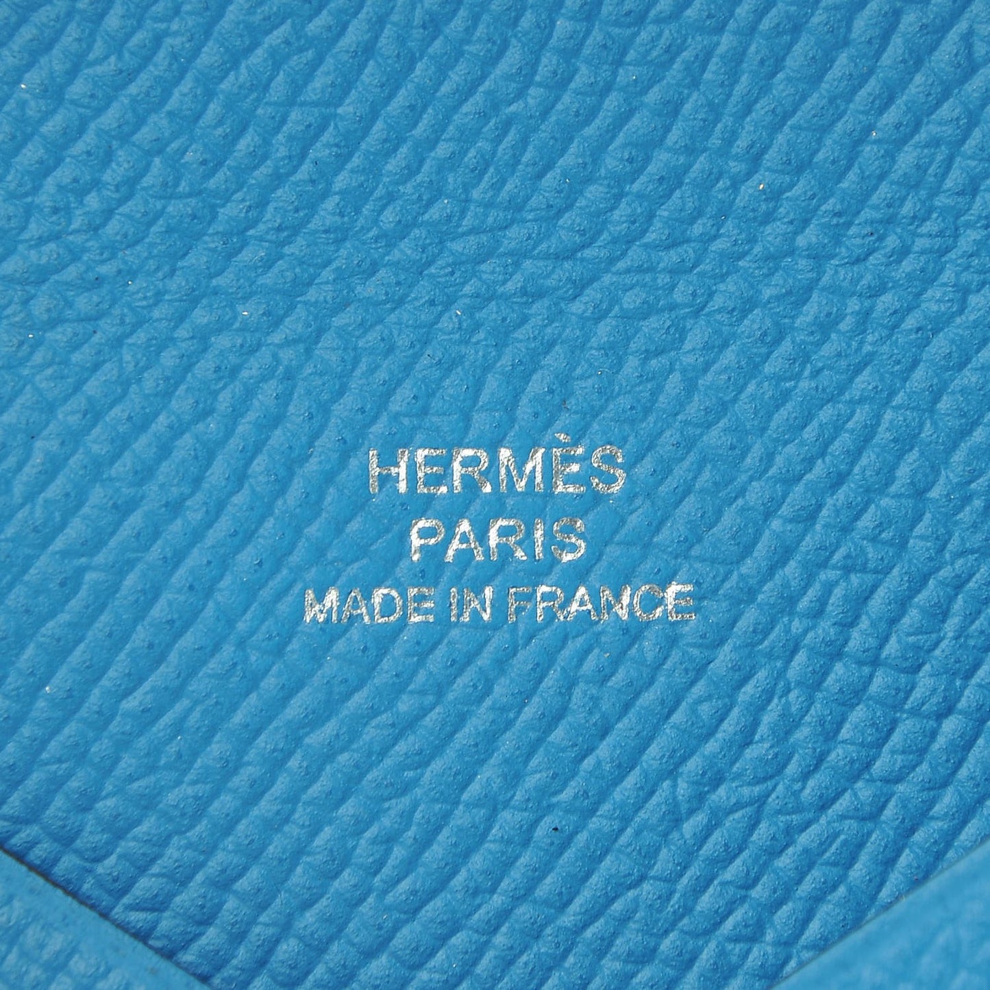 Epsom Calvi Card Case Bleu Zanzibar