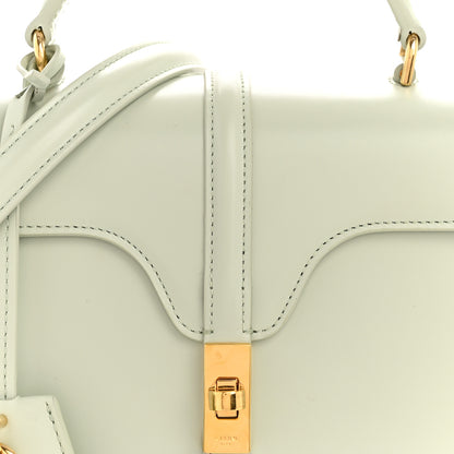 Celine Satinated Calfskin Mini 16 Top Handle Bag Jade 9 of 15