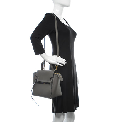 Celine Baby Grained Calfskin Micro Belt Bag Grey 2 of 9