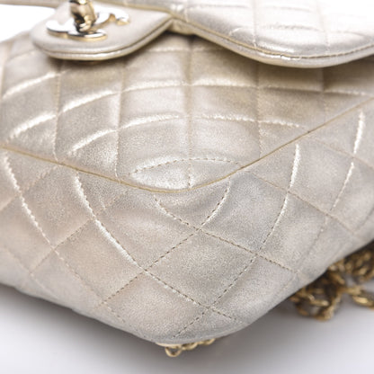 Chanel Metallic Lambskin Quilted Small In Seoul Backpack Light Gold 11 of 12
