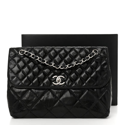 Chanel Vinyl Quilted In the Business Flap Bag Black 13 of 13