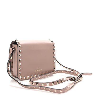 Valentino Garavani Vitello Rockstud Flap Crossbody Bag Water Rose 3 of 9