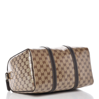 Gucci Crystal Monogram Medium Joy Boston Dark Brown 4 of 10