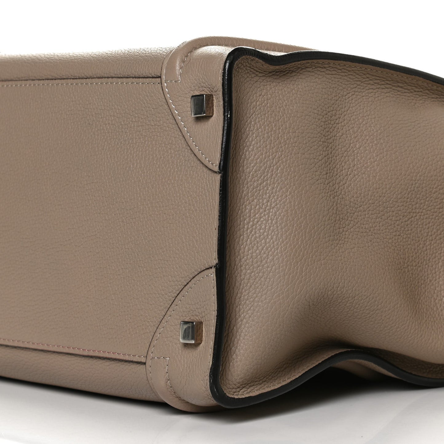 Drummed Calfskin Mini Luggage Dune