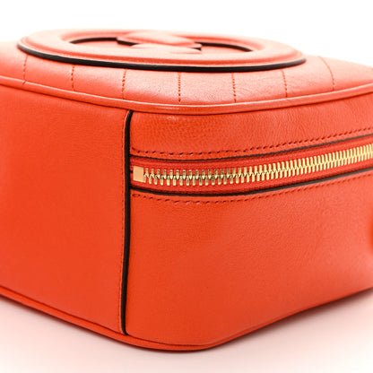 Gucci Sakai Be Green Calfskin Diagonal Stitched Small Blondie Shoulder Bag Orange 9 of 10