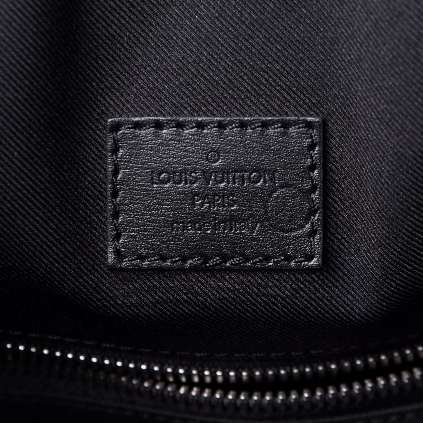 Calfskin Flags Keepall Bandouliere 50 Black