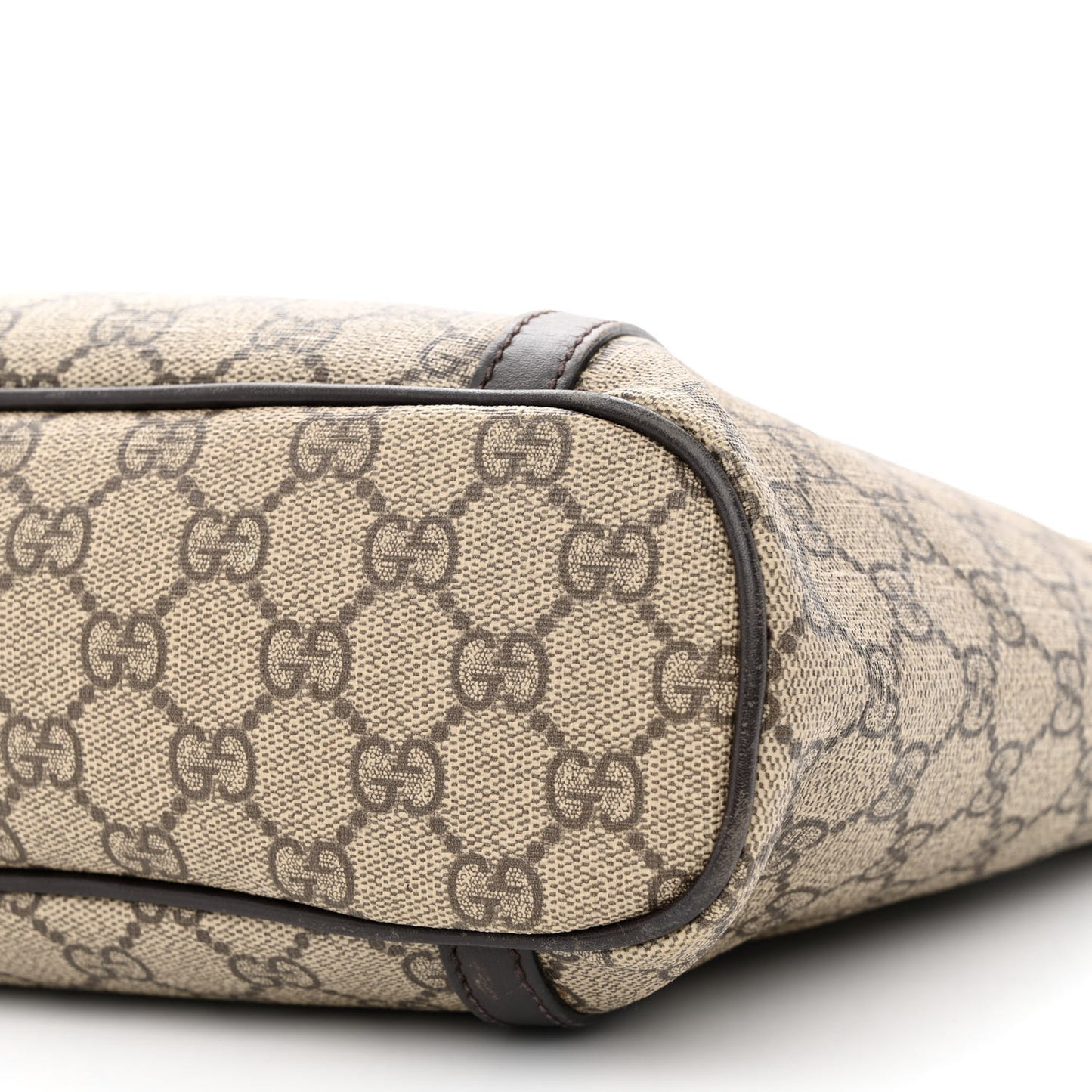 GG Supreme Monogram Medium Joy Tote Dark Brown
