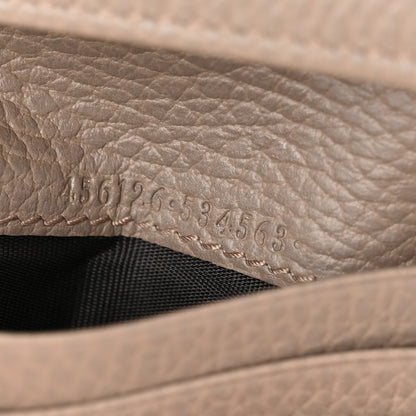 Gucci Pebbled Calfskin GG Marmont Card Case Porcelain Rose 7 of 9