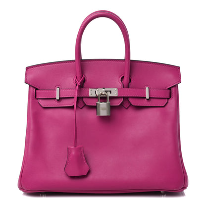Hermes Swift Birkin 25 Rose Pourpre 1 of 9