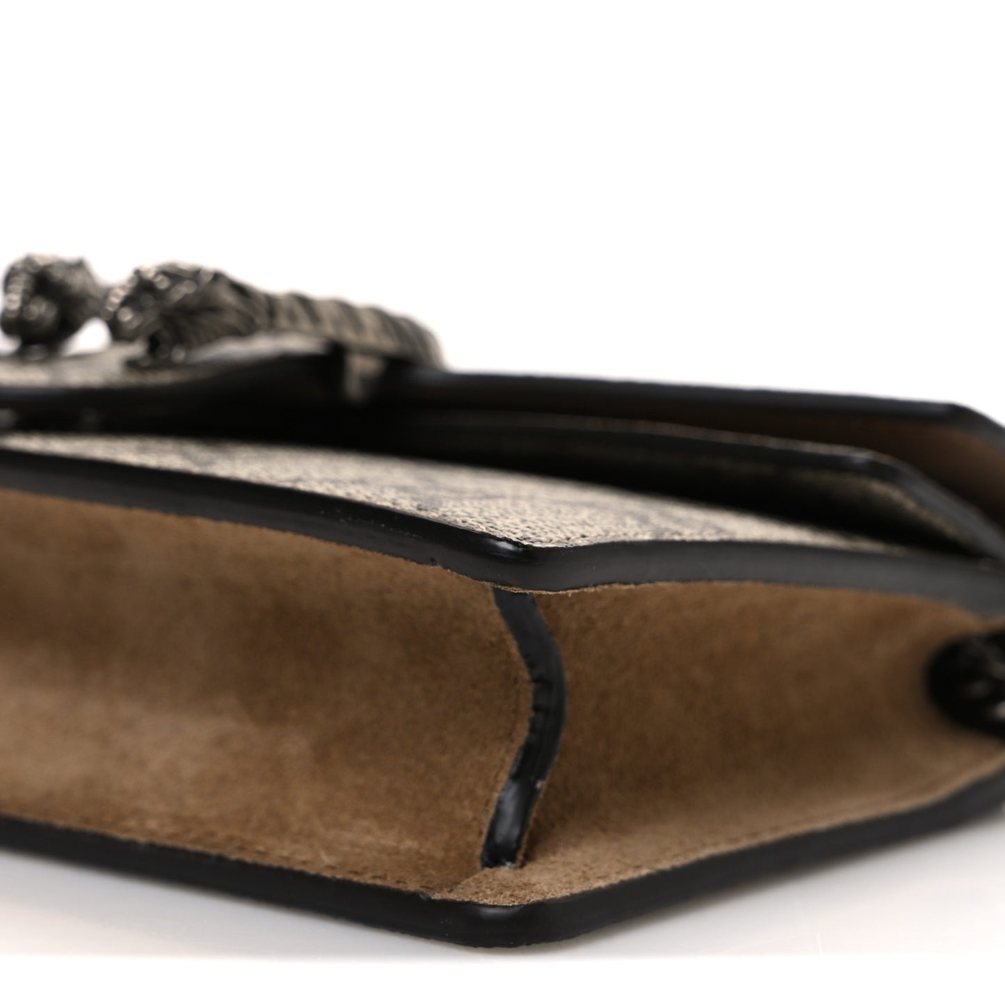 GG Supreme Monogram Super Mini Dionysus Shoulder Bag Taupe