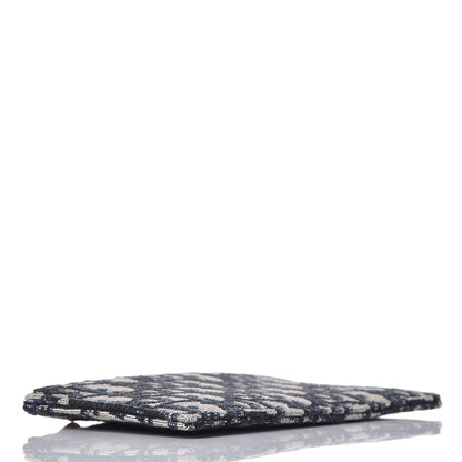Christian Dior Oblique Dior Pouch Navy Blue 4 of 7