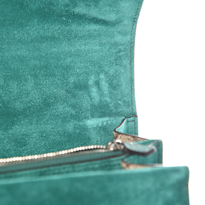 Gucci GG Supreme Monogram Embroidered Medium Dionysus Shoulder Bag Emerald 11 of 11