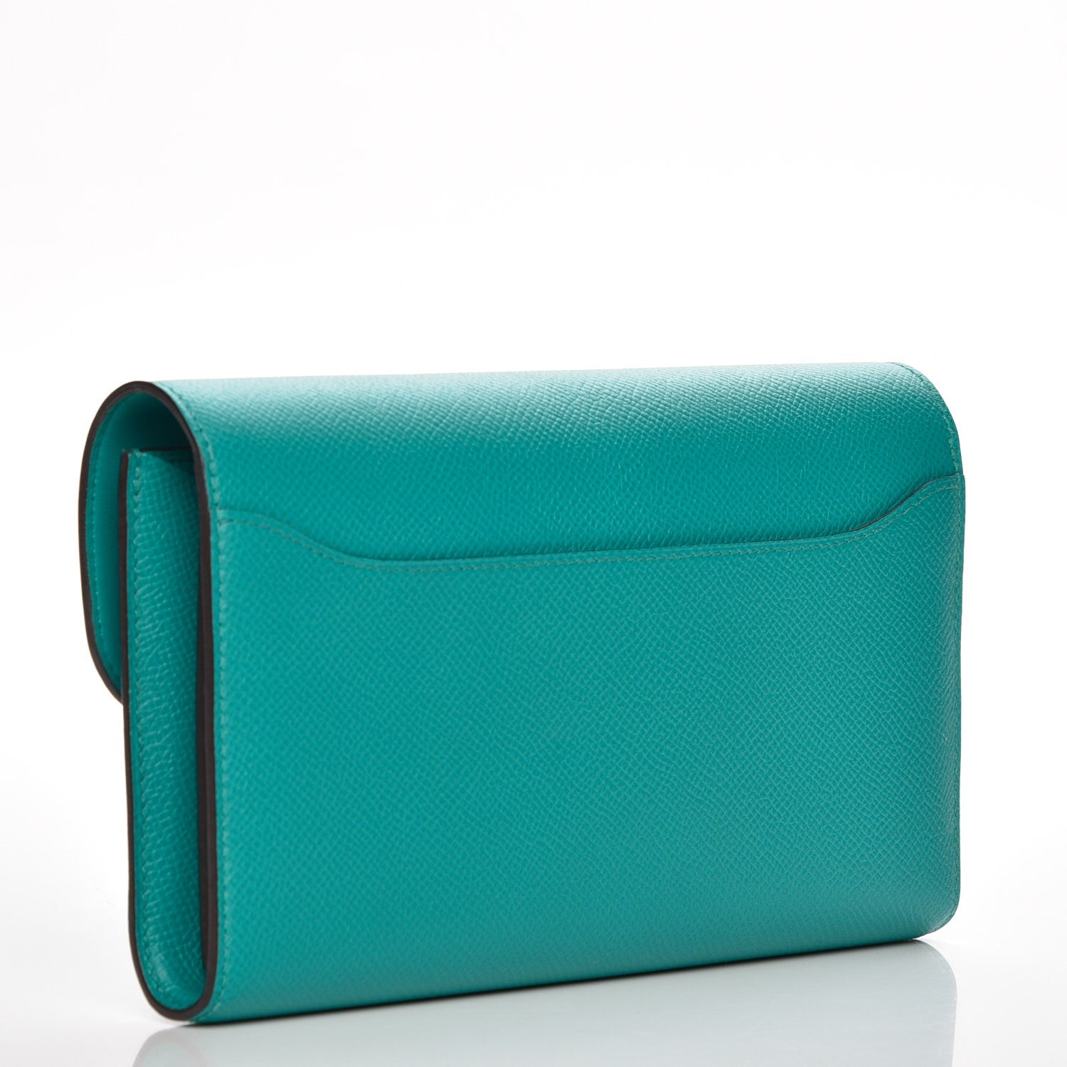 Hermes Epsom Constance Long Wallet Bleu Paon 3 of 14