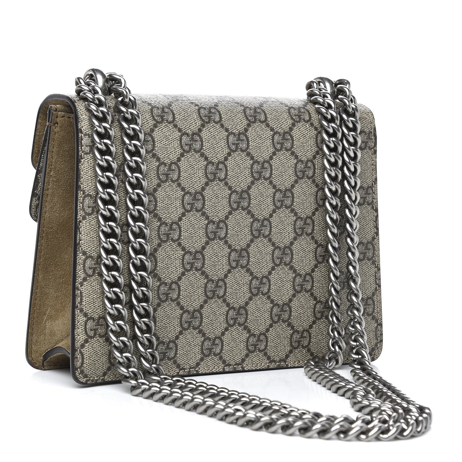 Gucci GG Supreme Monogram Mini Dionysus Shoulder Bag Taupe 3 of 13
