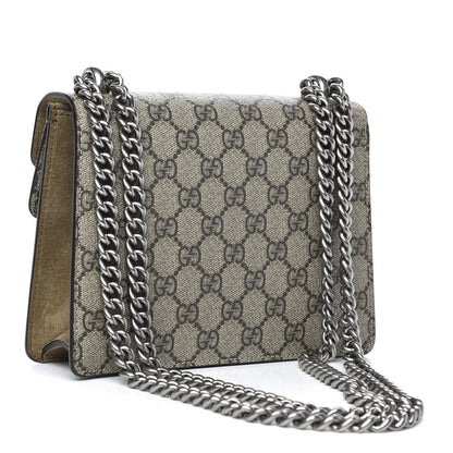 Gucci GG Supreme Monogram Mini Dionysus Shoulder Bag Taupe 3 of 13