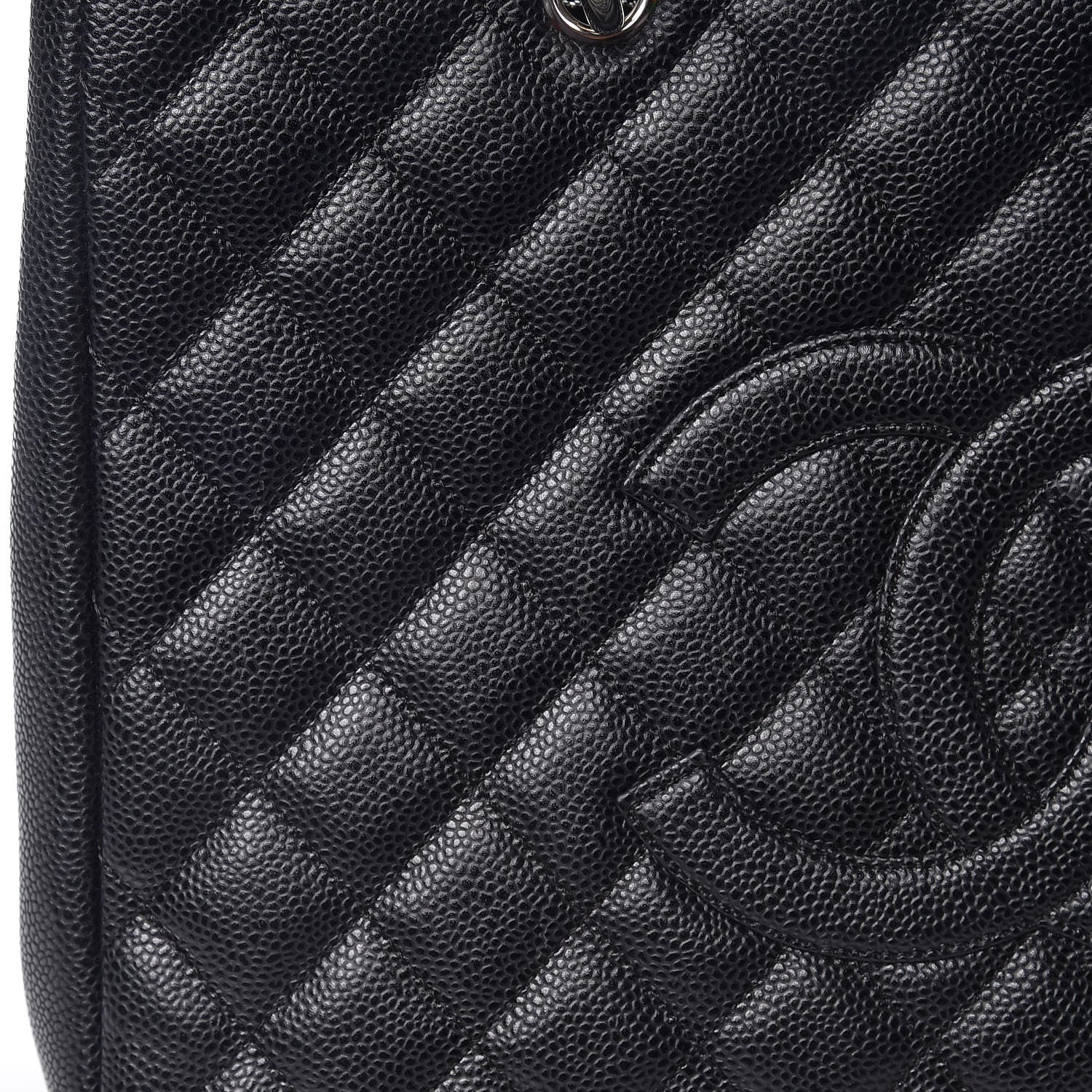 Chanel Caviar Quilted Grand Shopping Tote GST Black 8 of 10