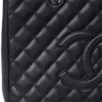 Chanel Caviar Quilted Grand Shopping Tote GST Black 8 of 10