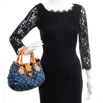 Louis Vuitton Denim Pleaty Blue 2 of 7