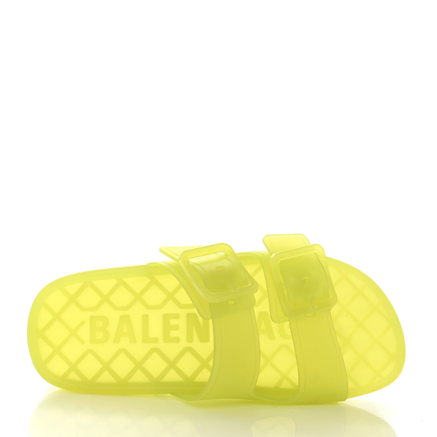 Technical Polyurethane Mallorca Slide Sandals 38 Fluo Yellow