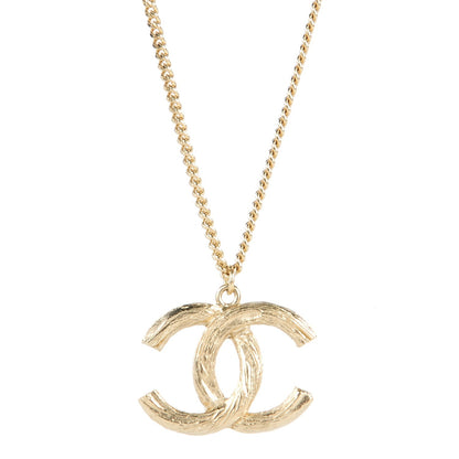 Chanel CC Camellia Necklace Gold 1 of 9