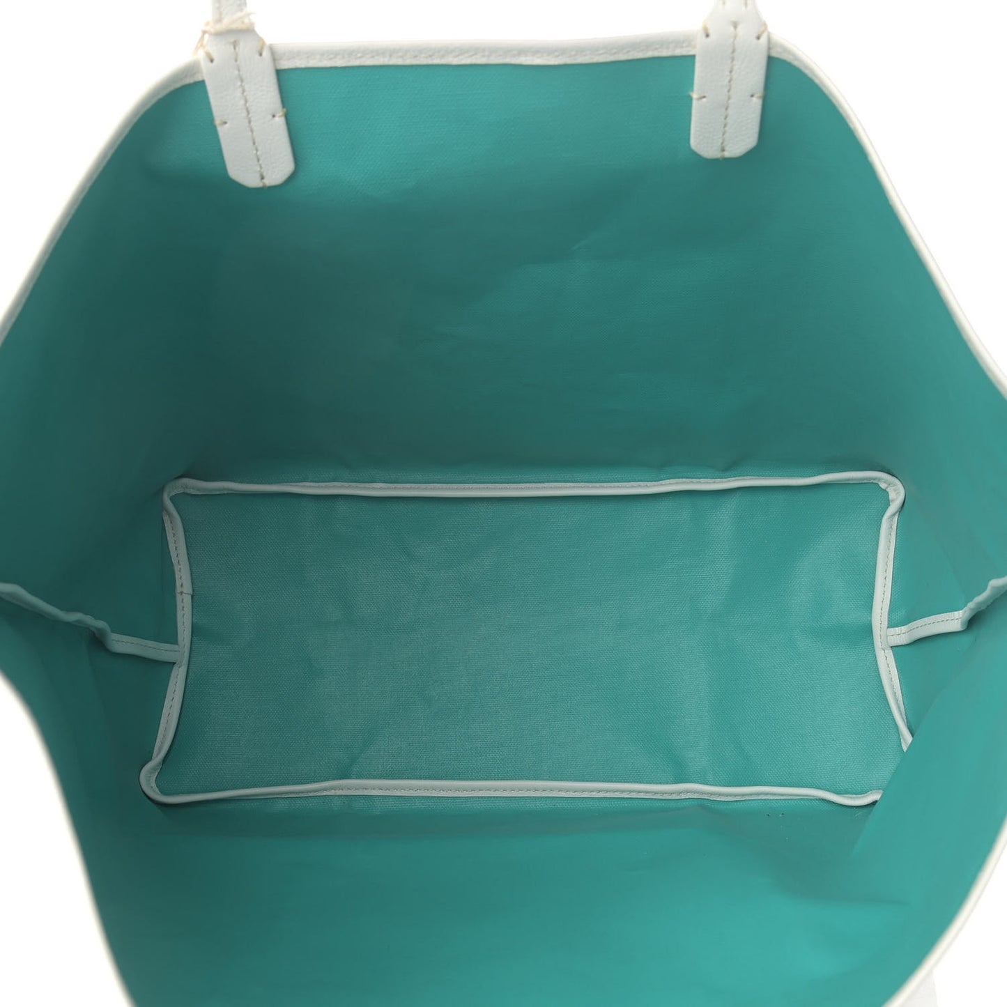 Goyardine Saint Louis Claire Voie PM White Opaline